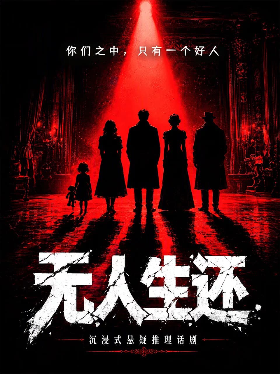 三里屯精品互动戏剧《无人生还》｜爆款｜零差评悬疑热剧｜反转反转再反转