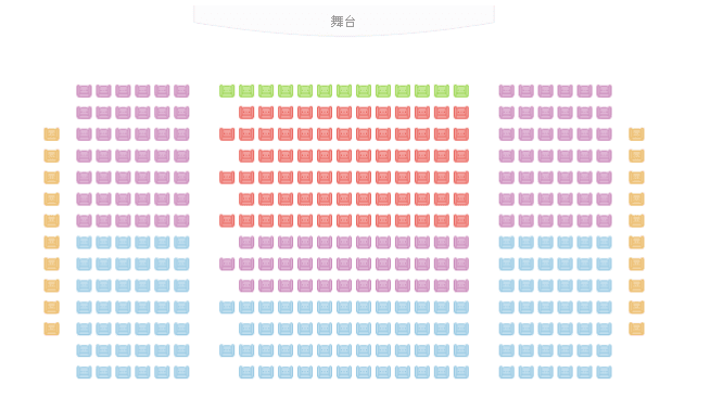 蜂巢剧场座位图 1