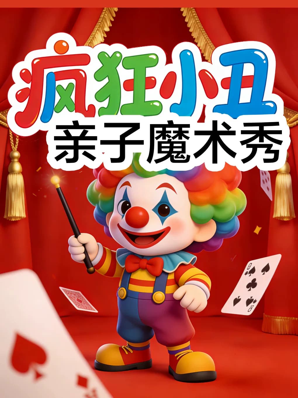 【亲子魔术秀】疯狂小丑|大兴儿童剧|儿童魔术|科学启蒙|物理实验|小朋友可上台