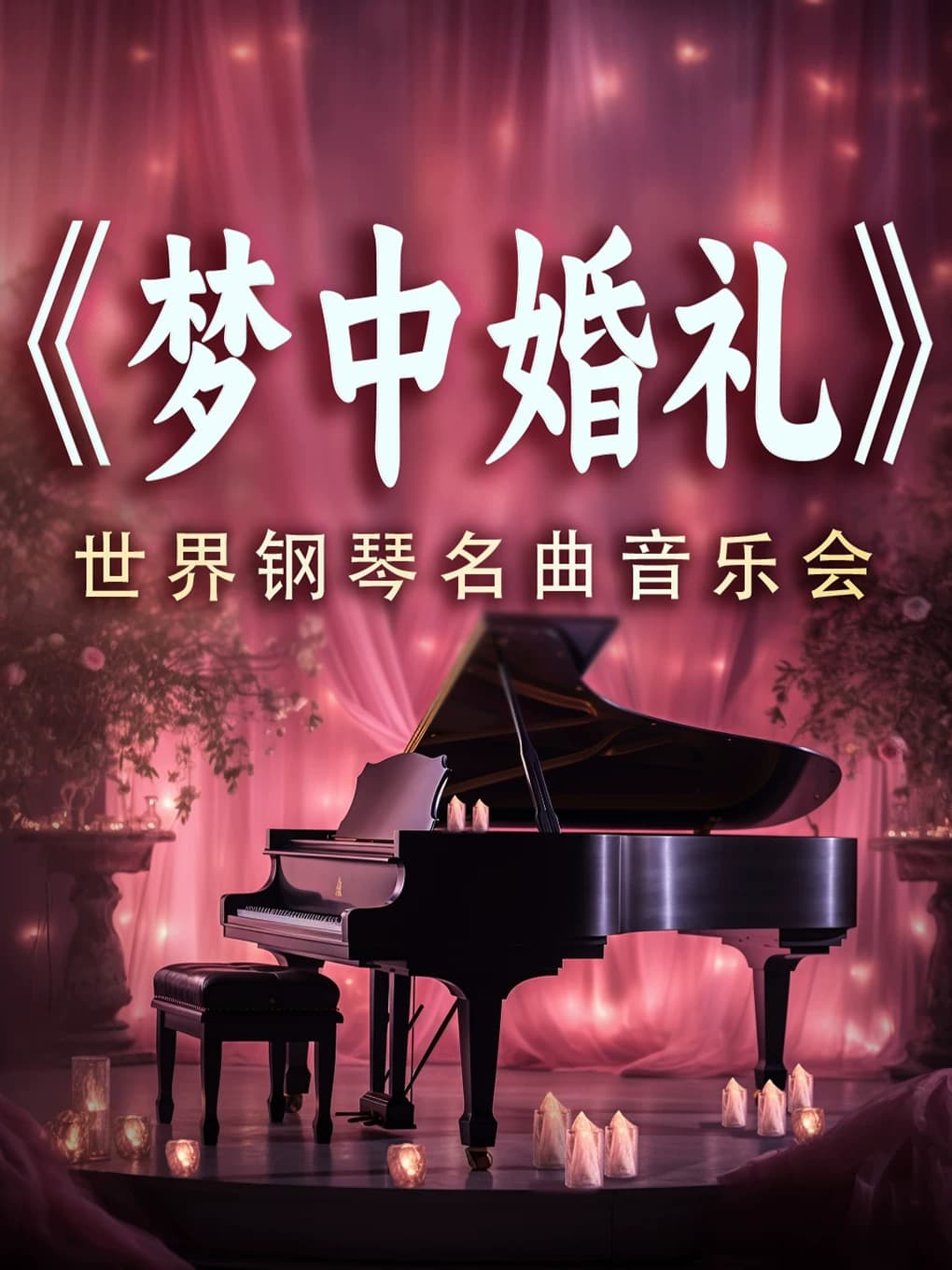 【浪漫七夕】《梦中的婚礼》《卡农》浪漫烛光音乐会