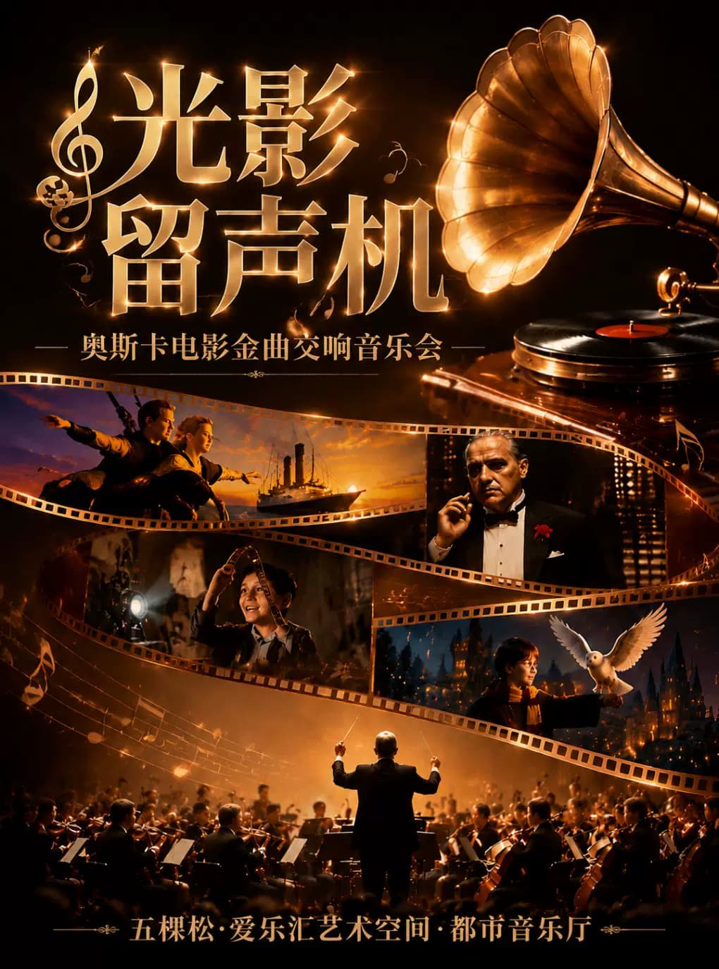 “光影留声机”一生必听的奥斯卡电影金曲交响音乐会|海上钢琴师·我心永恒