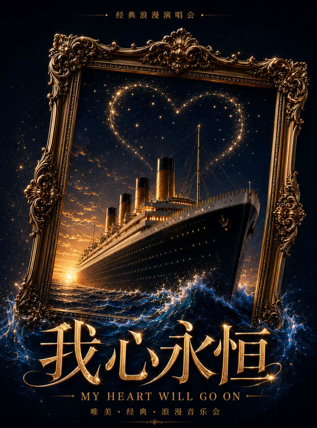 “我心永恒”“昨日重现”唯美经典英文歌曲沉浸式演唱会